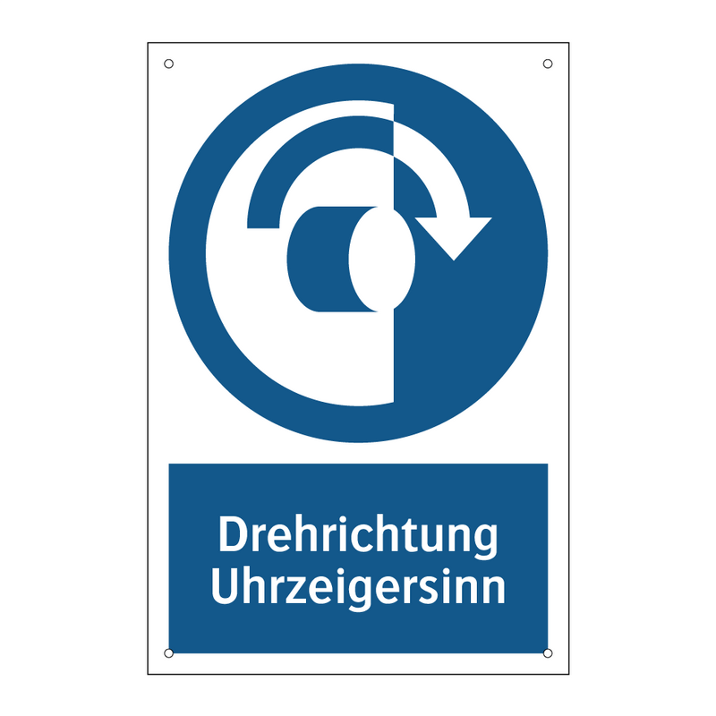 Drehrichtung Uhrzeigersinn