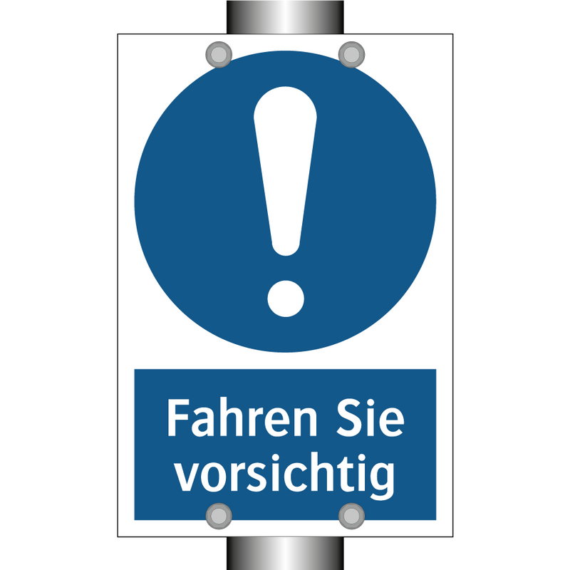 Fahren Sie vorsichtig