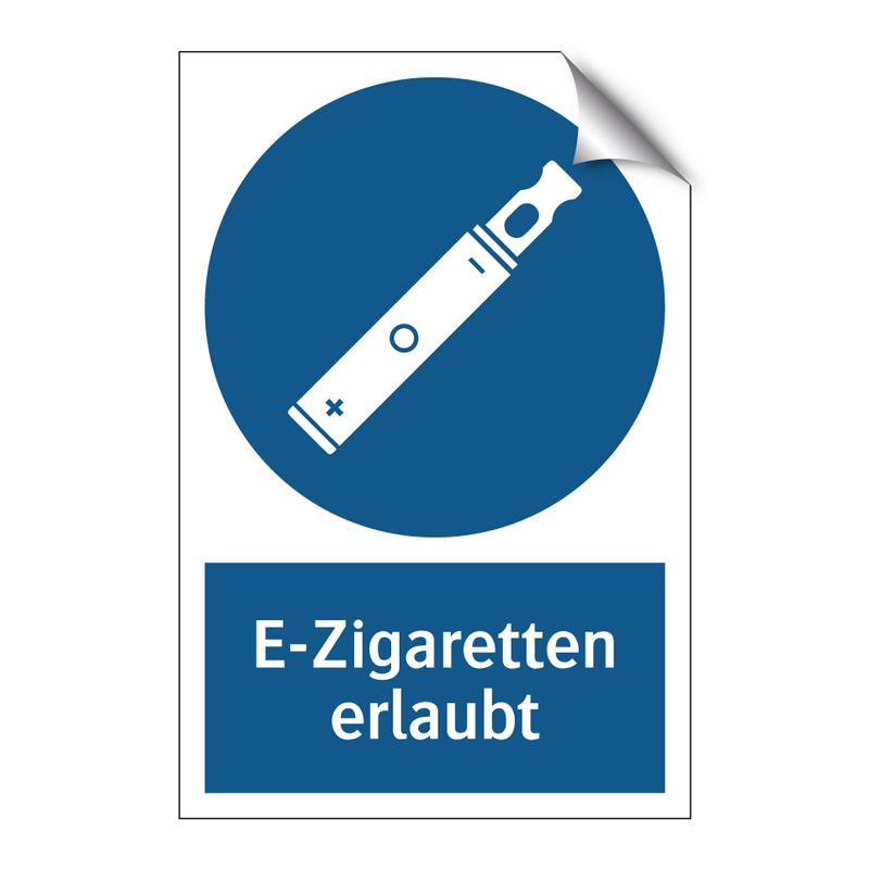 E-Zigaretten erlaubt