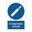 E-Zigaretten erlaubt