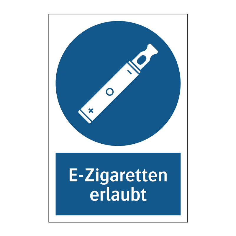 E-Zigaretten erlaubt