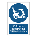 E-Scooter geeignet für ÖPNV-Linienbus