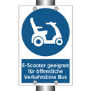 E-Scooter geeignet für öffentliche Verkehrslinie Bus