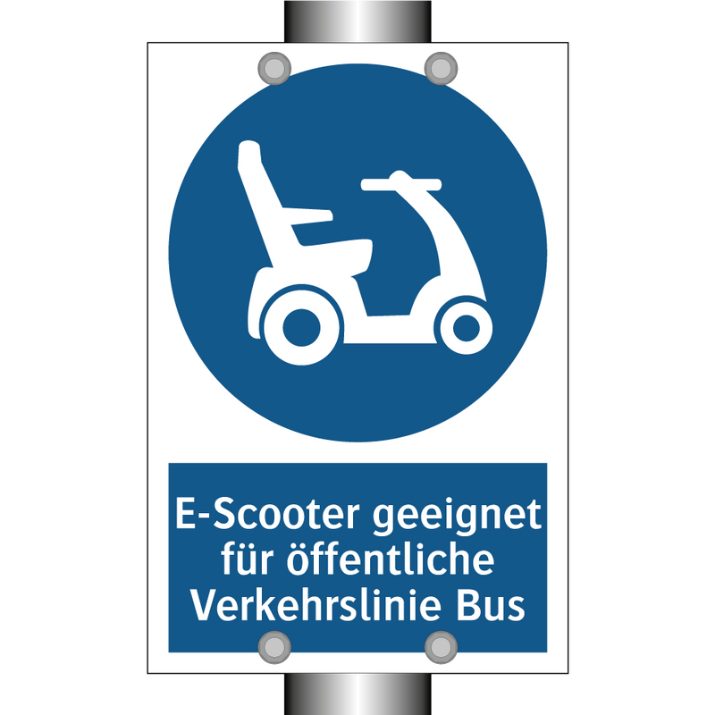E-Scooter geeignet für öffentliche Verkehrslinie Bus