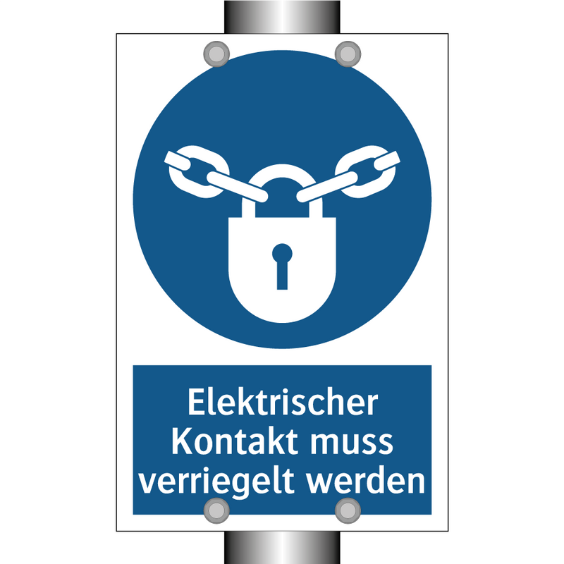 Elektrischer Kontakt muss verriegelt werden