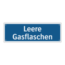 Leere Gasflaschen