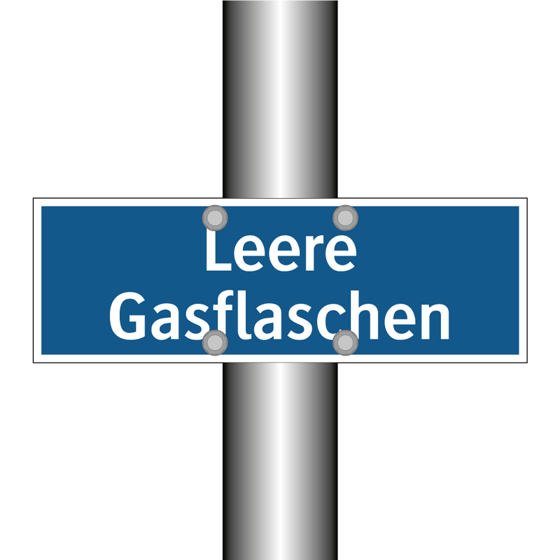Leere Gasflaschen