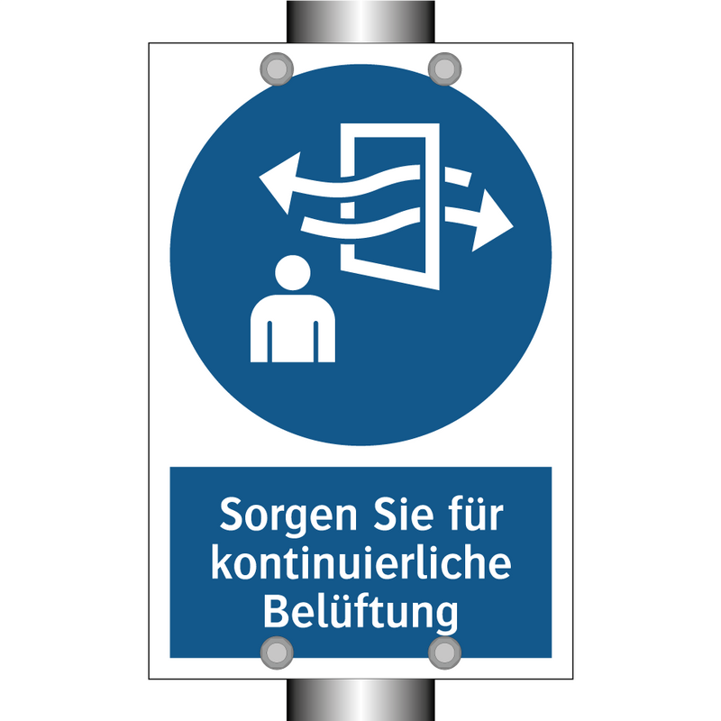 Sorgen Sie für kontinuierliche Belüftung