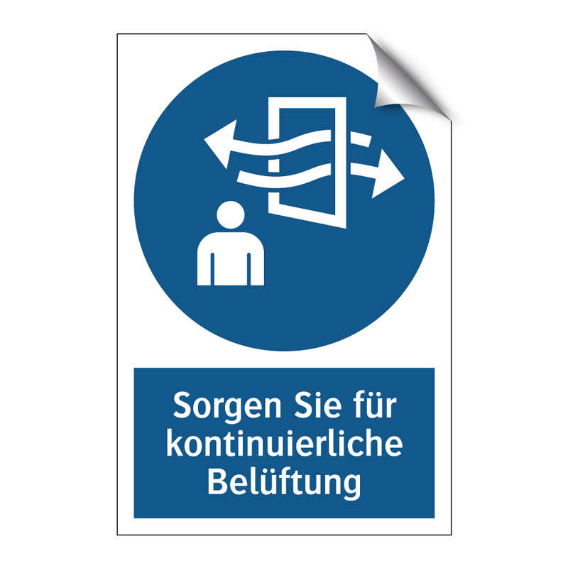 Sorgen Sie für kontinuierliche Belüftung