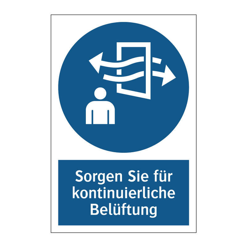 Sorgen Sie für kontinuierliche Belüftung
