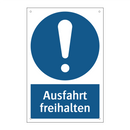 Ausfahrt freihalten