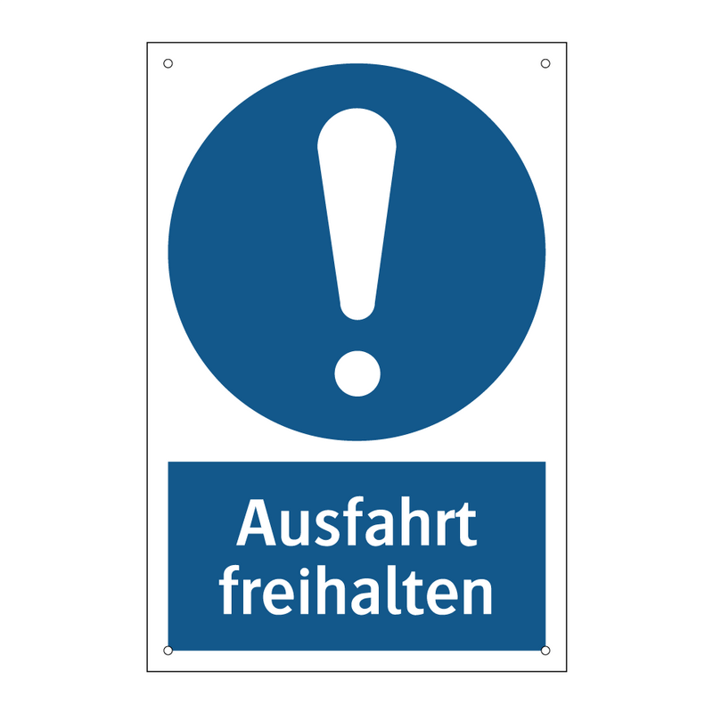 Ausfahrt freihalten