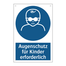 Augenschutz für Kinder erforderlich