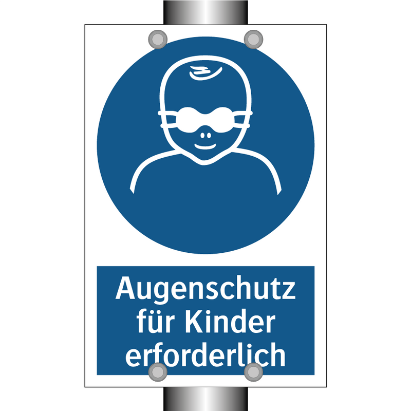 Augenschutz für Kinder erforderlich