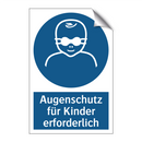Augenschutz für Kinder erforderlich