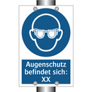 Augenschutz befindet sich: XX