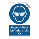 Augenschutz befindet sich: XX