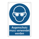 Augenschutz muss verwendet werden