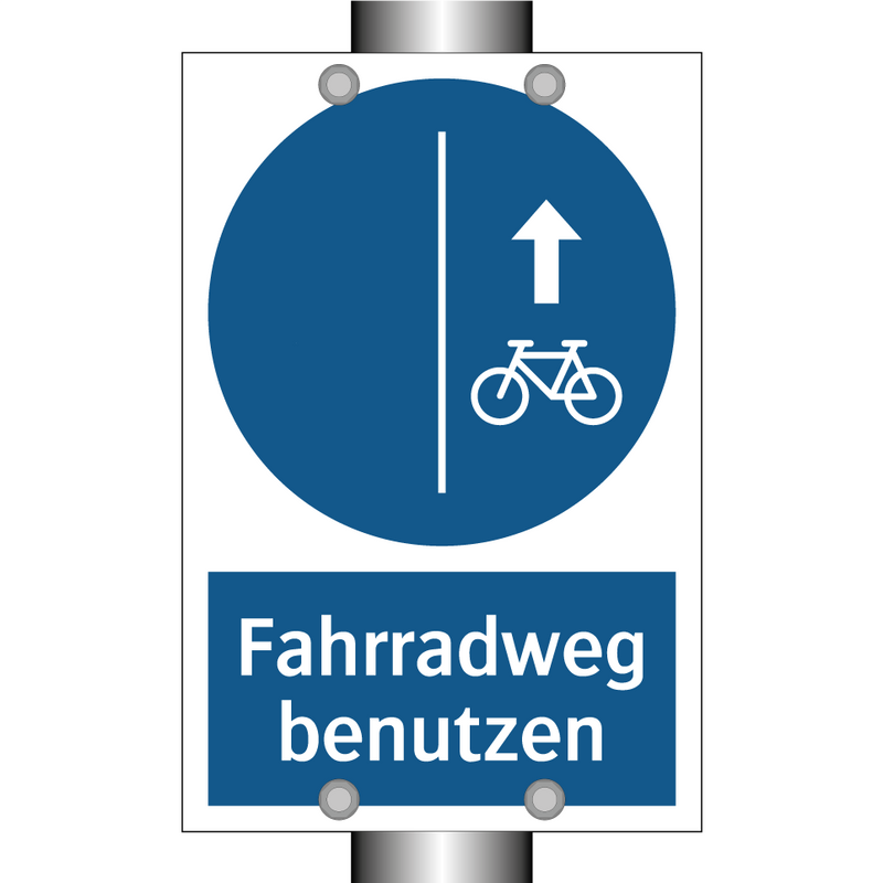 Fahrradweg benutzen