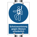 Schutzausrüstung gegen Absturz erforderlich