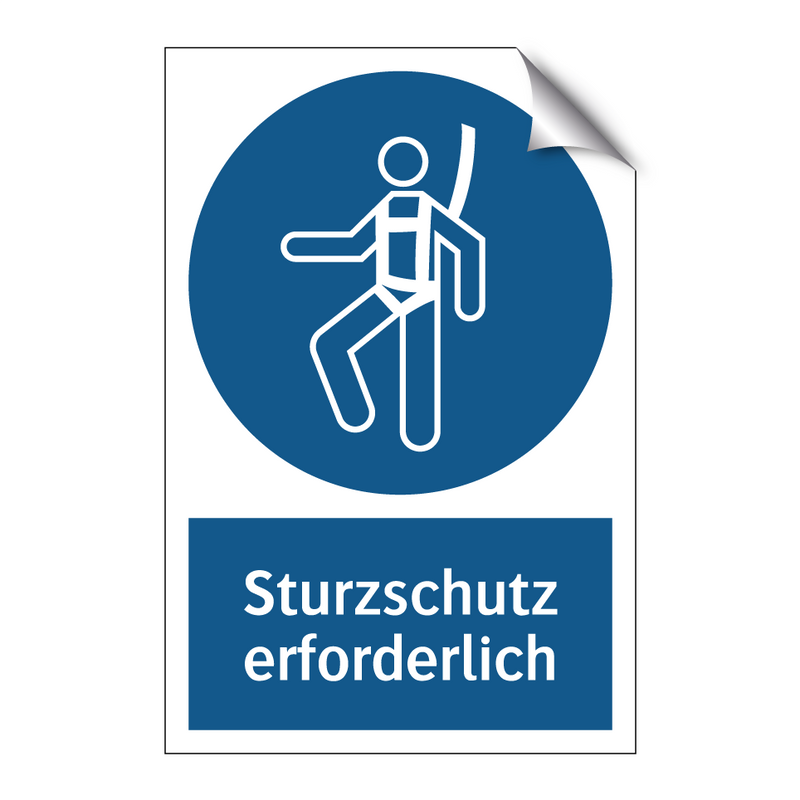 Sturzschutz erforderlich