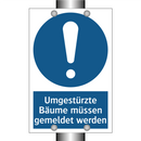 Umgestürzte Bäume müssen gemeldet werden