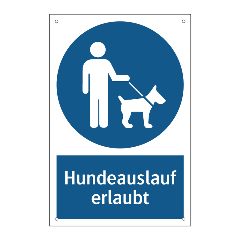 Hundeauslauf erlaubt