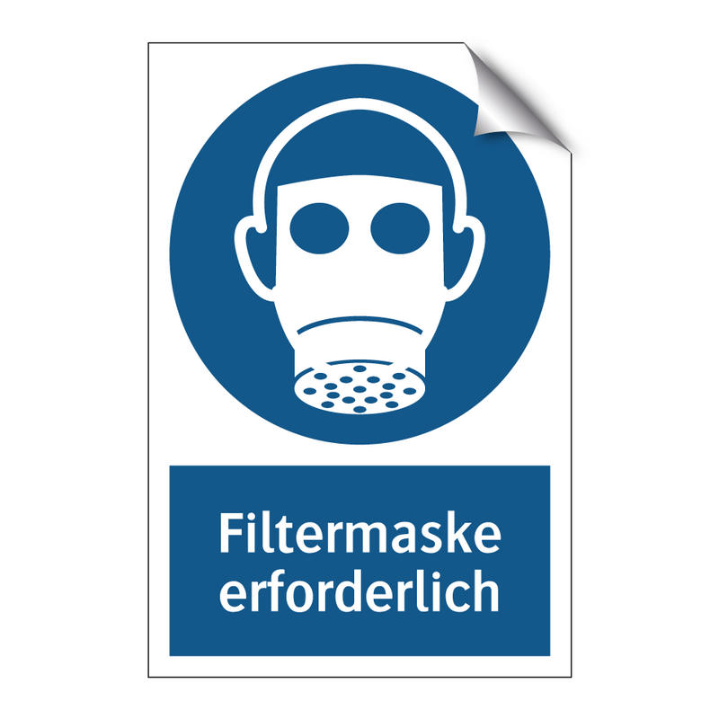 Filtermaske erforderlich