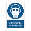 Filtermaske erforderlich