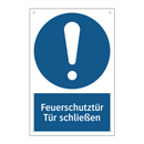 Feuerschutztür Tür schließen