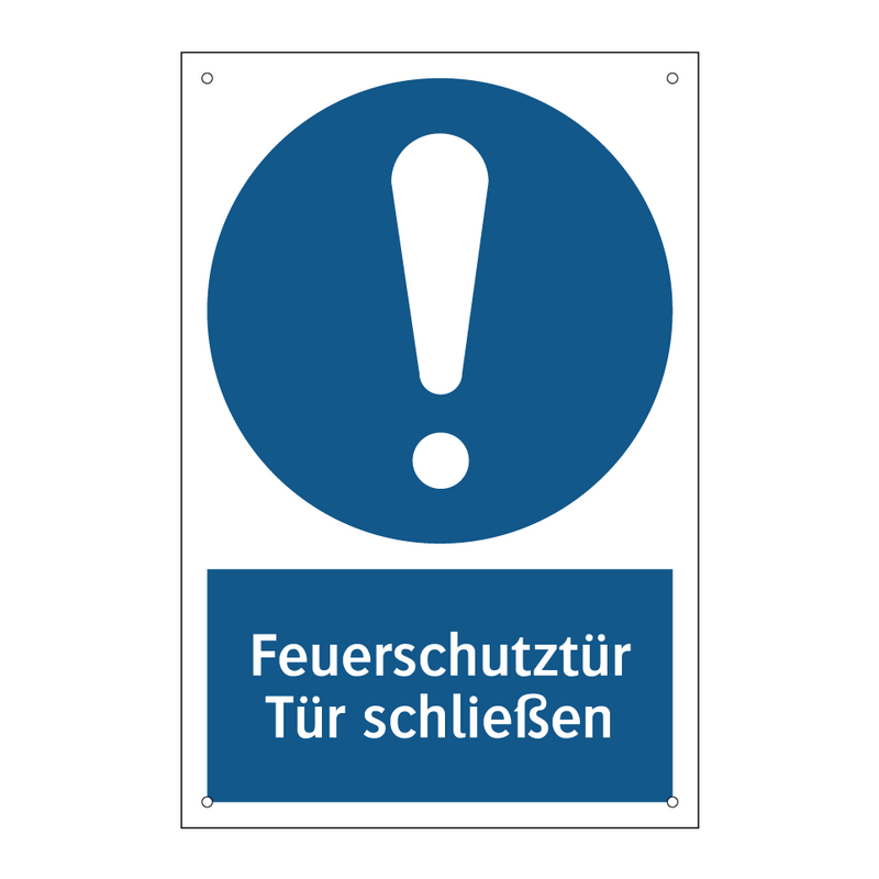Feuerschutztür Tür schließen
