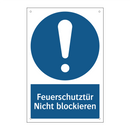 Feuerschutztür Nicht blockieren