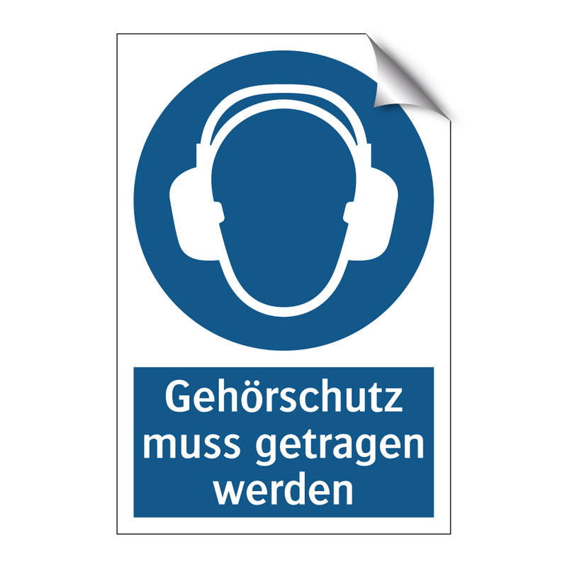 Gehörschutz muss getragen werden