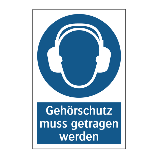 Gehörschutz muss getragen werden
