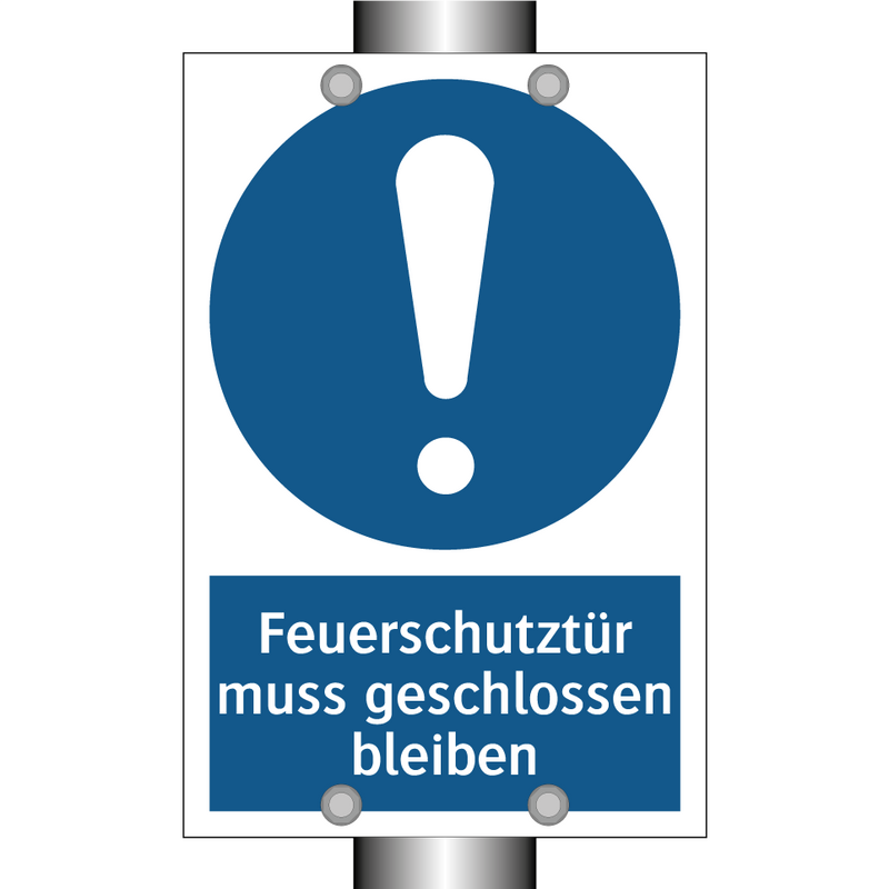Feuerschutztür muss geschlossen bleiben