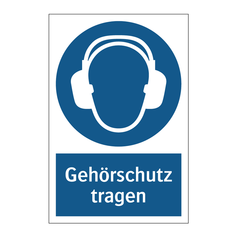 Gehörschutz tragen