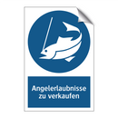 Angelerlaubnisse zu verkaufen
