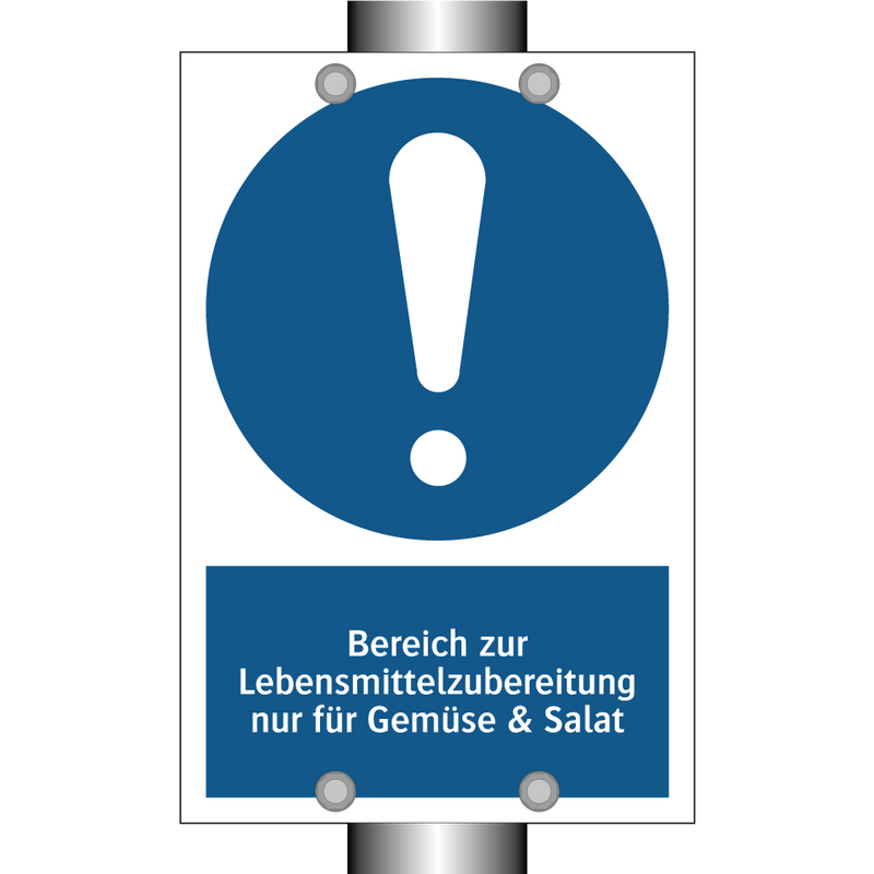 Bereich zur Lebensmittelzubereitung nur für Gemüse & Salat