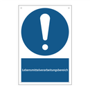 Lebensmittelverarbeitungsbereich