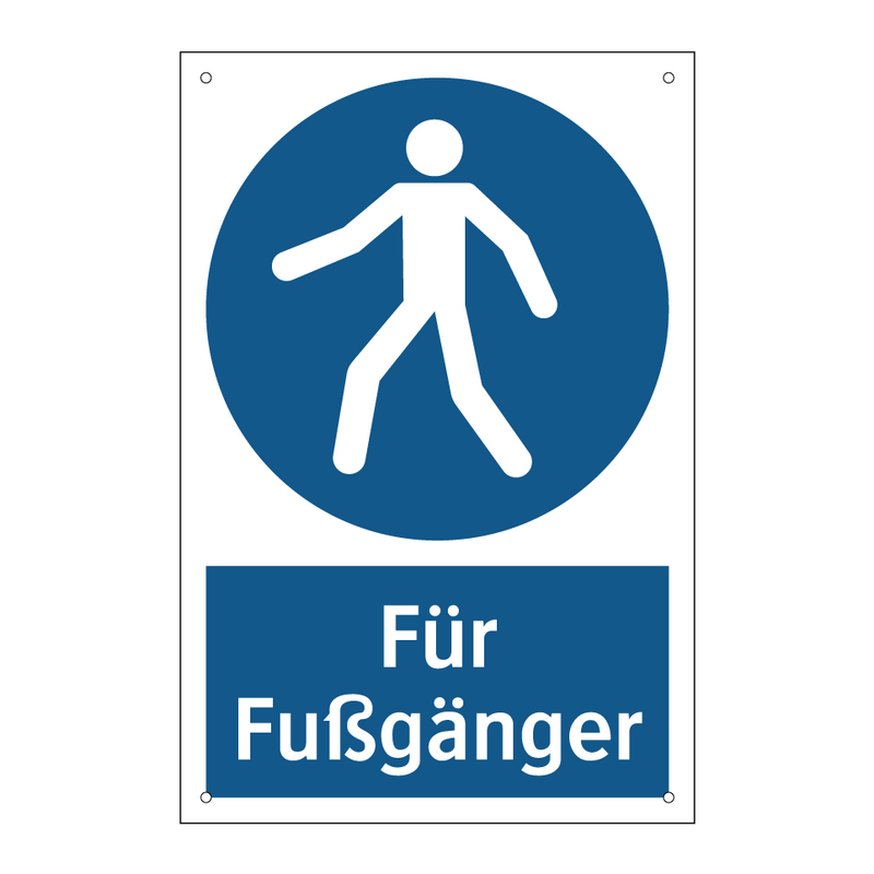 Für Fußgänger