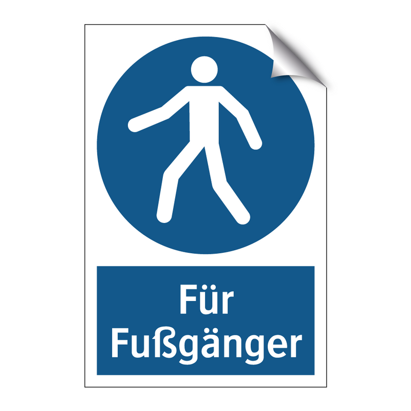 Für Fußgänger