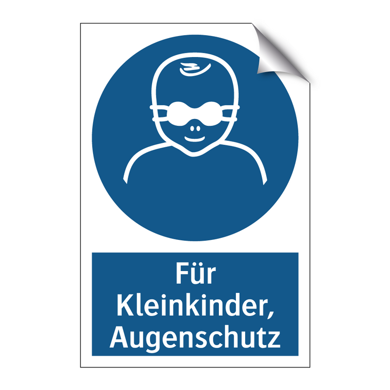 Für Kleinkinder, Augenschutz