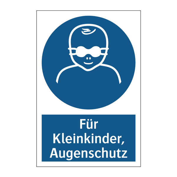 Für Kleinkinder, Augenschutz