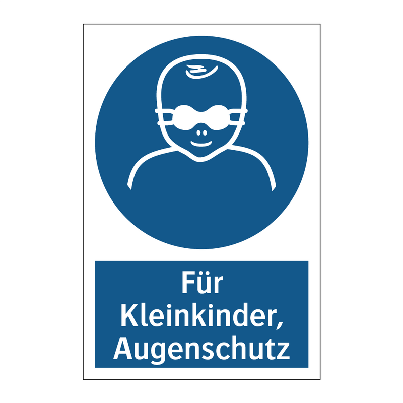 Für Kleinkinder, Augenschutz