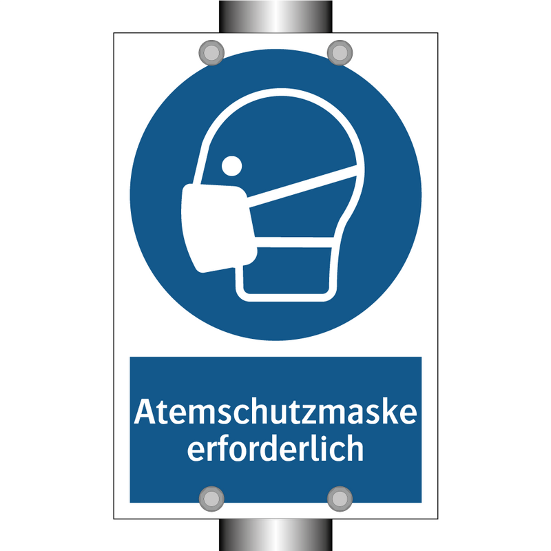Atemschutzmaske erforderlich