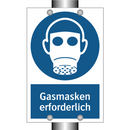 Gasmasken erforderlich