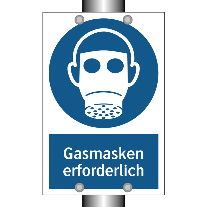 Gasmasken erforderlich