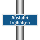 Ausfahrt freihalten
