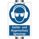 Gehör- und Augenschutz benutzen