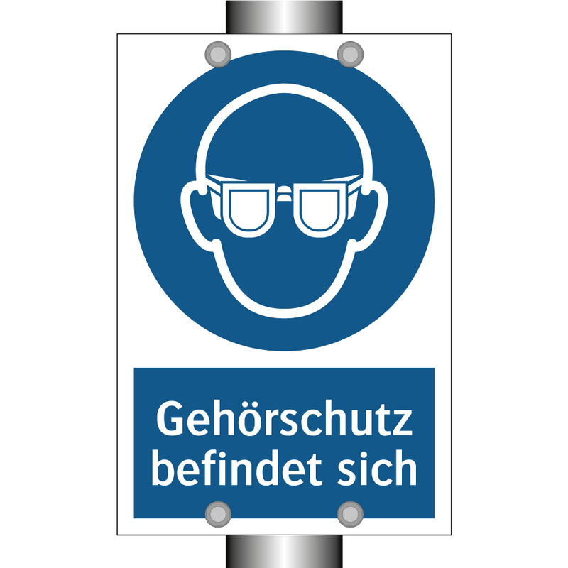 Gehörschutz befindet sich